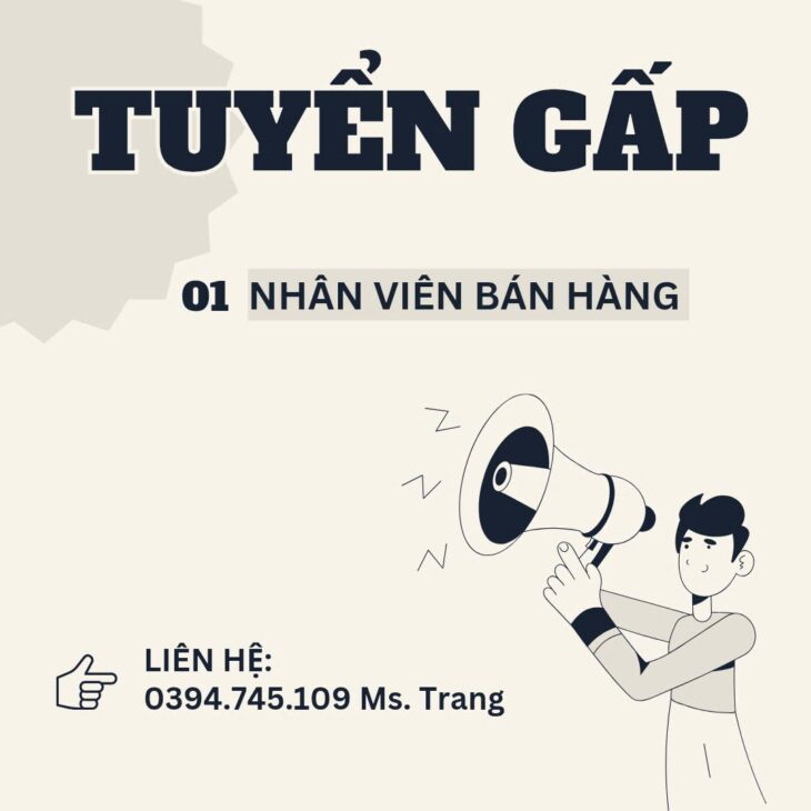 Nhân Viên Bán Hàng Thời Vụ – Lương Tuần