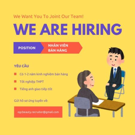 TUYỂN DỤNG NHÂN VIÊN TƯ VẤN & BÁN HÀNG MỸ PHẨM – KHÔNG YÊU CẦU KINH NGHIỆM TUYỂN DỤNG NHÂN VIÊN TƯ VẤN & BÁN HÀNG MỸ PHẨM – KHÔNG YÊU CẦU KINH NGHIỆM