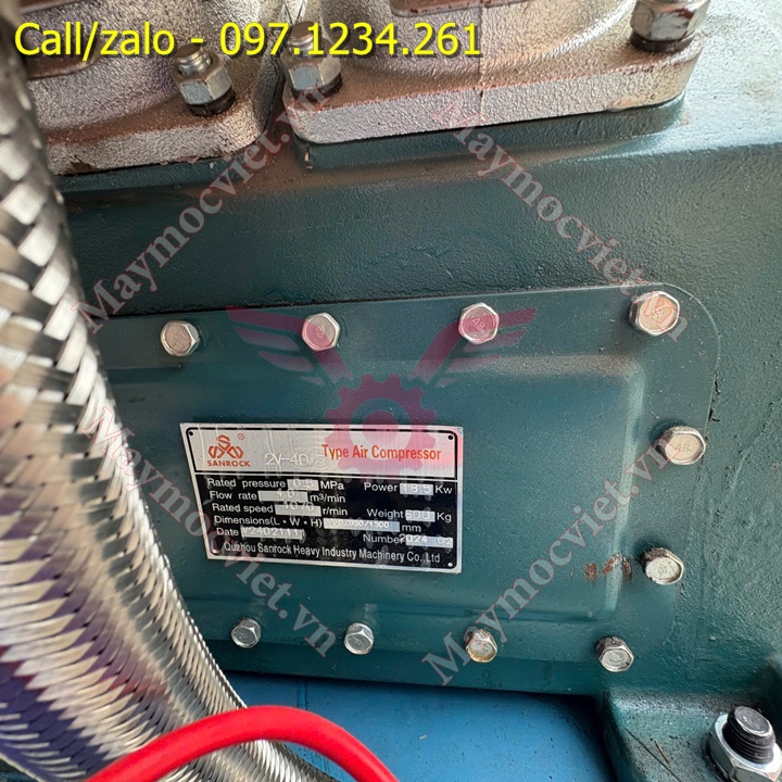 Máy nén khí đầu nổ dầu D30 Khai Sơn giá rẻ