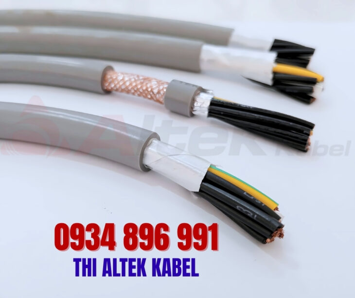 Cáp điều khiển 8 lõi chống nhiễu và không chống nhiễu Altek Kabel