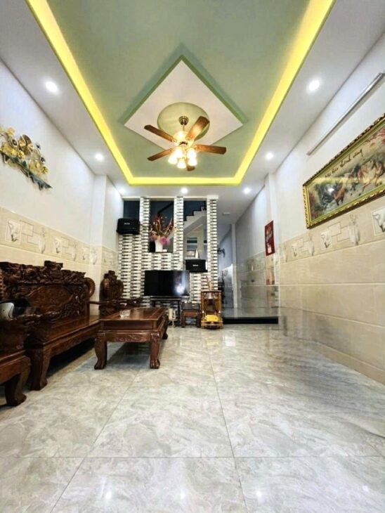 CỰC HIẾM 5.64 TỶ TL 66M² HẺM 15M RA XE TẢI, 3 Tầng/3pn SÁT CHỢ THẠCH ĐÀ, P.14, Gò Vấp!