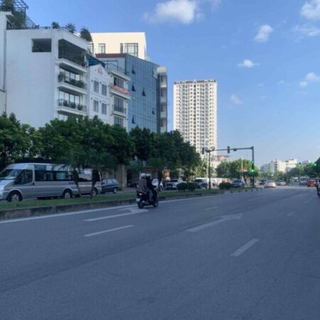 bán nhà phố Hồng Tiến, 120m, mặt tiền 6.6m, ôtô tránh, full thổ cư