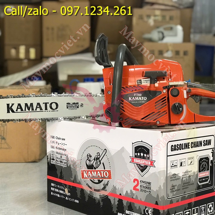 Máy cưa xích chạy xăng Kamato FT60 giá rẻ