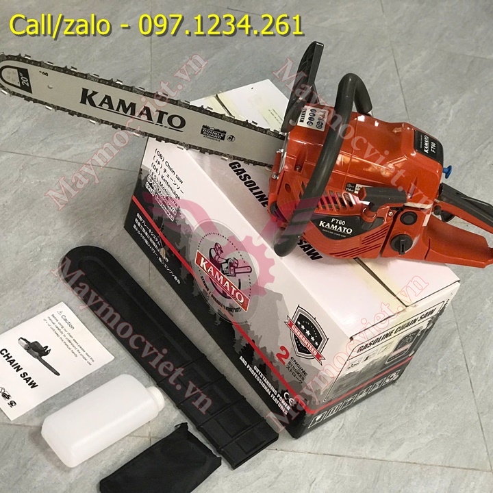 Máy cưa xích chạy xăng Kamato FT60 giá rẻ