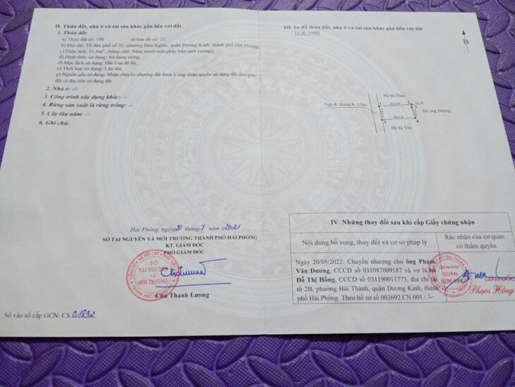 💥 ĐẤT NGÕ 92 HẢI PHONG – GẦN VINHOMES DƯƠNG KINH – GIÁ CHỈ 9XX TRIỆU!!!