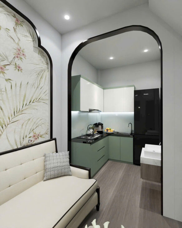 8 – Chủ gởi: CHO THUÊ nhà 2 PHÒNG NGỦ, FULL NỘI THẤT HẺM 97 NGÔ QUYỀN