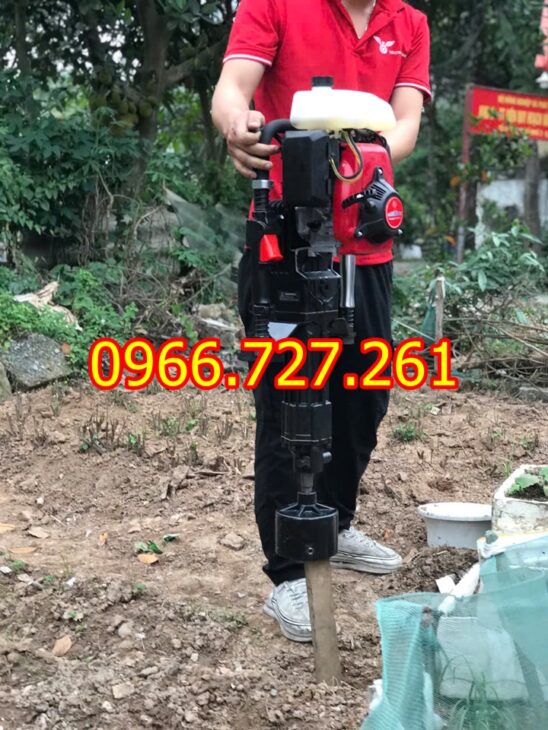 Máy Đóng Cọc 4 Thì Kawasaki KW680 – Đóng Cọc Tiêu, Cọc Tre Hiệu Quả