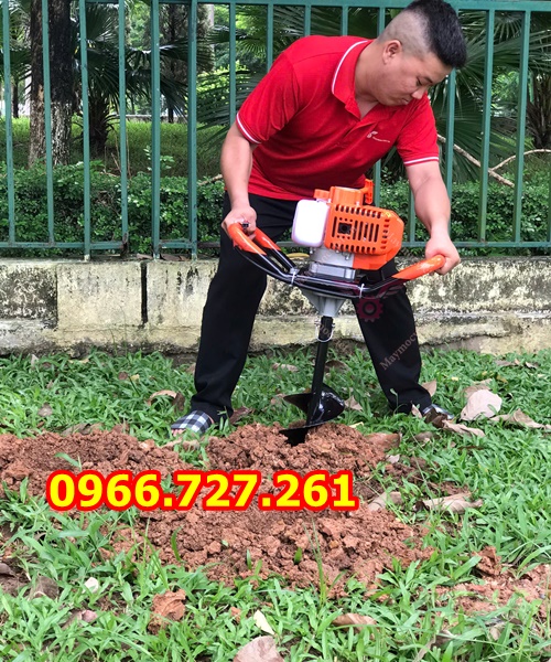 Bán Máy Khoan Đất Cầm Tay Turbo TBD52 – Chuyên Đào Hố Trồng Tiêu, Cà Phê