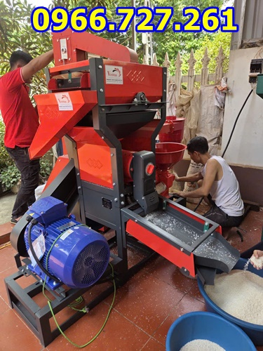 Máy xay xát gạo 3 pha kèm gầu tải Takyo TK1100 – Động cơ 15kW