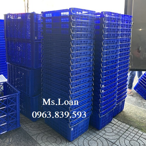Sóng quai sắt đựng trái cây, sóng nhựa hở, sọt nhựa đựng hàng giá tốt / 0963 839 593