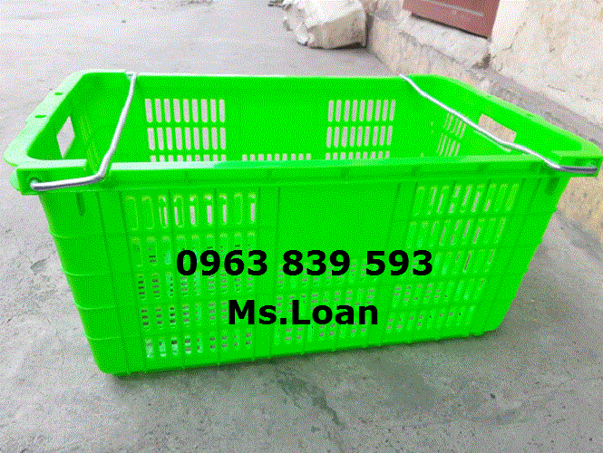 Sóng quai sắt đựng trái cây, sóng nhựa hở, sọt nhựa đựng hàng giá tốt / 0963 839 593