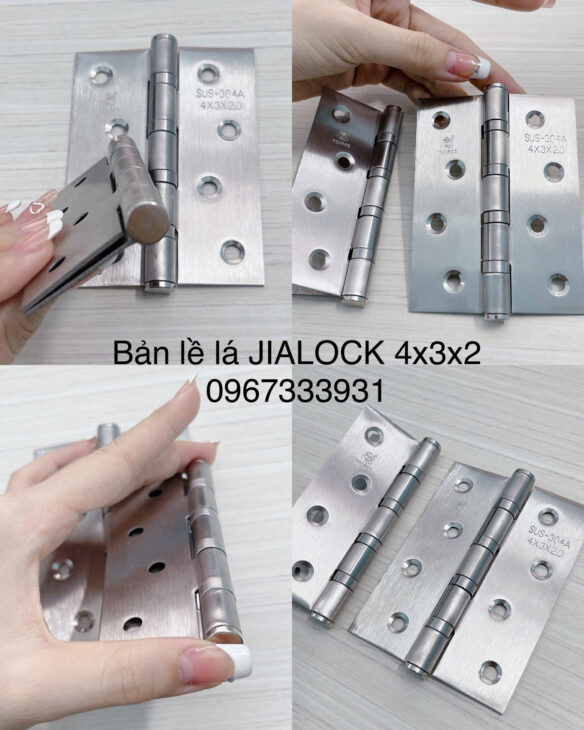 bản lề lá 4*3*2 Jialock