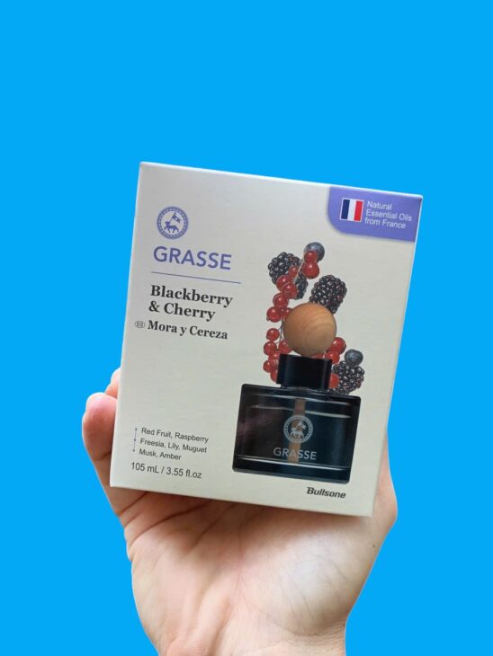 Nước Hoa Oto Cao Cấp Hương Dâu Đen Và Cherry – BULLSONE GRASSE DIFFUSER- BLACKBERRY & CHERRY