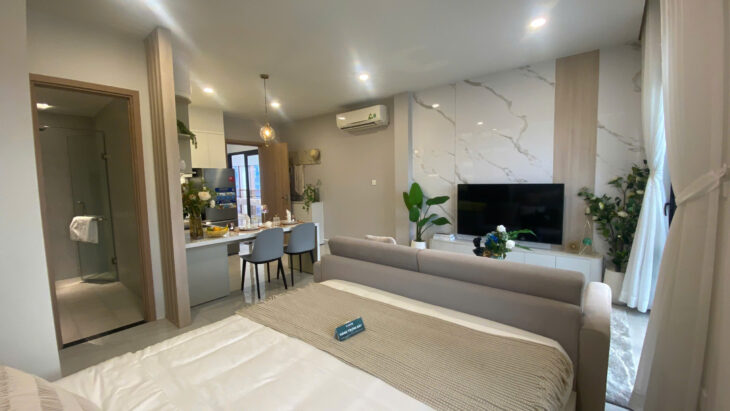 Studio K-Home Apartment 808 triệu – sống xanh, hưởng trọn 10 công viên và 2 hồ bơi