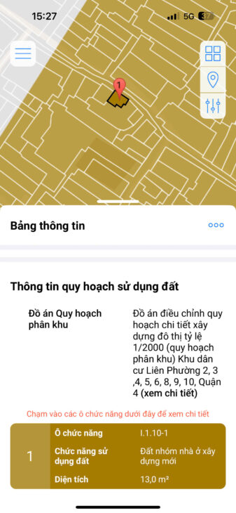 SÁT MẶT TIỀN TÔN ĐẢN Q4 DT NGANG 4.2 X DT 26 M2 CÓ 1 TỶ