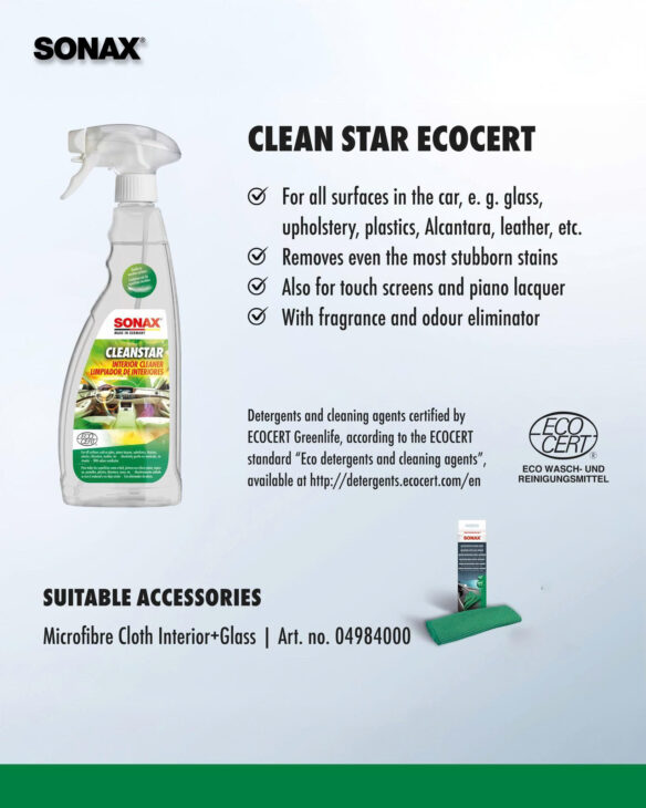 Vệ sinh nội thất Sonax Cleaner Star 750ml