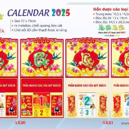 Xu Hướng Lịch Treo Tường Tết 2026 Được Quốc Tế Đón Nhận