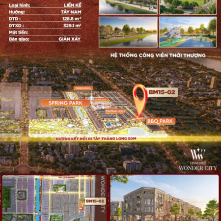 ???? [CĂN SIÊU PHẨM – BM15-02] ???? ✨ Vị trí ĐẮC ĐỊA – Đối diện BBQ Park, vài bước ra Spring Park &