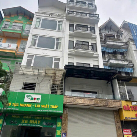 SIÊU PHẨM MẶT PHỐ NGUYỄN HOÀNG_MỸ ĐÌNH TÒA NHÀ 6 TẦNG MẶT TIỀN 5M DIỆN TÍCH 80M – VỈA HÈ RỘNG