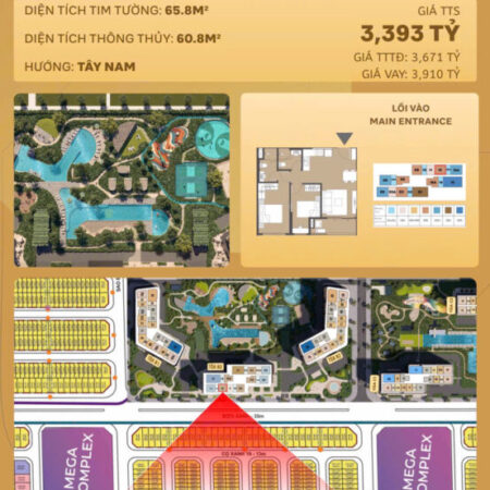🏙 DUY NHẤT CĂN 2PN TRINITY SQUARE – GIÁ CHỈ 55 TRIỆU/M2 🔥 💎 Cơ hội vàng cho khách đầu tư và