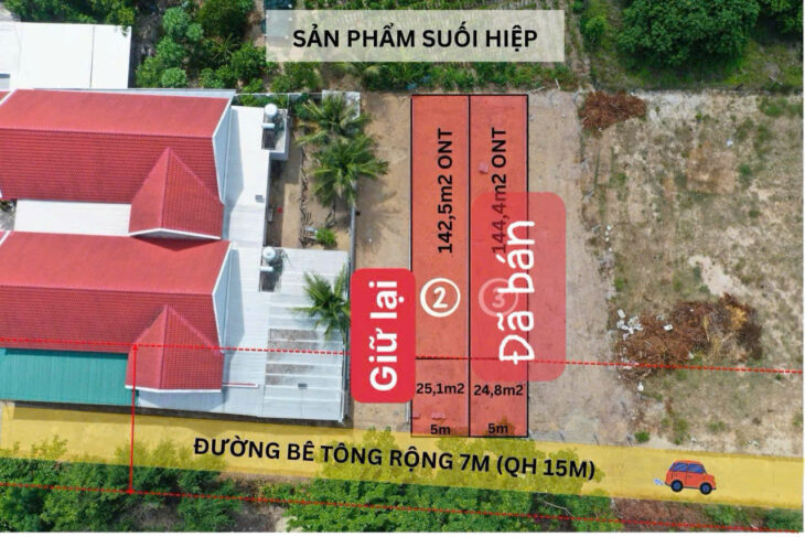 TC-BÁN GẤP LÔ SUỐI TIÊN GIÁ ĐẦU TƯ (Cách HL39 vào đất chỉ 30m).