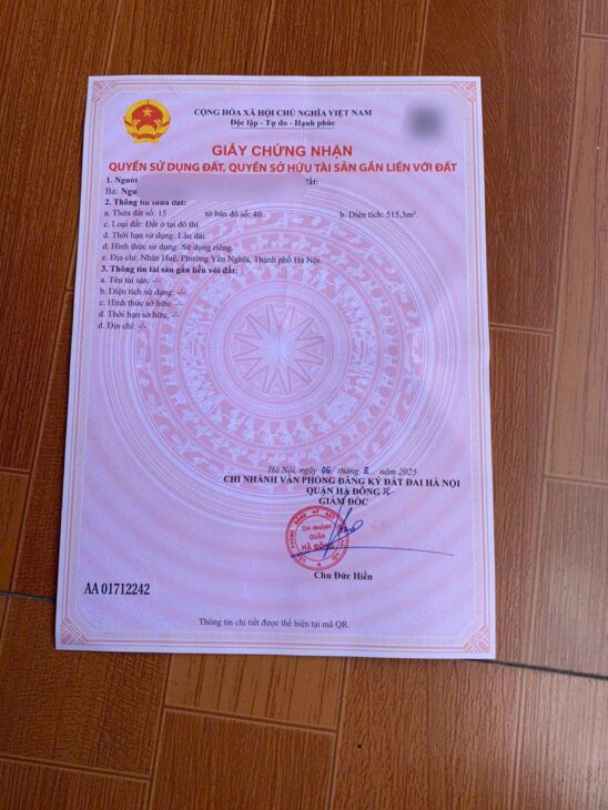 ĐẤT ĐẸP CHÍNH CHỦ – Cần Bán Nhanh Lô Đất Vị Trí Đắc Địa Tại Nhân Huệ, Yên Nghĩa, TP Hà Nội