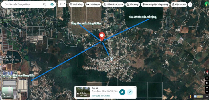 🌟 💰 Đầu Tư Sinh Lời: Đất Thổ Cư 125,1m² gần KCN Bàu Xéo & Giang Điền – Giá 1,05 Tỷ