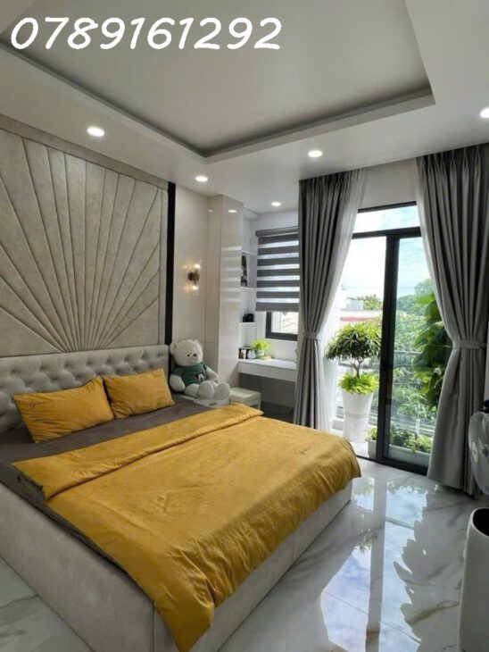 HẺM XE HƠI – NƠ TRANG LONG – P13 – 60M2 – 4 TẦNG – 4PN – SỔ VUÔNG – HOÀN CÔNG – TẶNG NỘI THẤT –