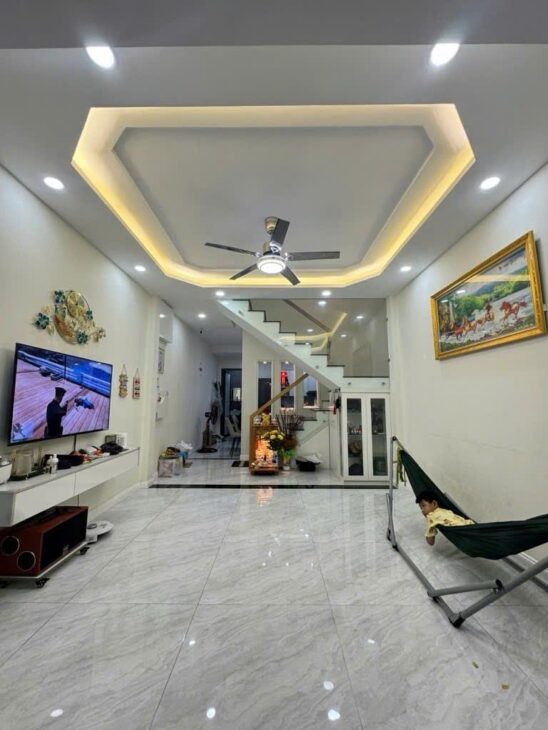 NHÀ ĐẸP BÌNH TÂN, GẦN CHỢ GÒ XOÀI, 56M2, HẺM XE HƠI 6M, CHỈ 4,X TỶ