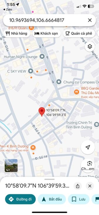 BÁN GẤP Lô Đất GÓC 2 MẶT TIỀN TRUNG TÂM TP. THỦ DẦU MỘT – CHÁNH NGHĨA – 140M² – GIÁ TỐT