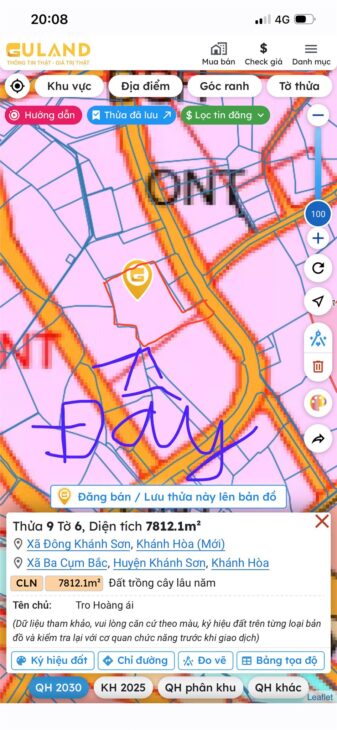 ĐẤT ĐẸP – GIÁ TỐT – Bán GẤP Lô Đất Tiềm Năng Tại Xã Ba Cụm Bắc, Khánh Sơn, Khánh Hòa