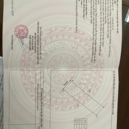 ĐẤT ĐẸP – CHÍNH CHỦ CẦN BÁN LÔ ĐẤT TẠI Thôn Trại Giềng – Thanh Vân -Tam Dương – Vĩnh Phúc