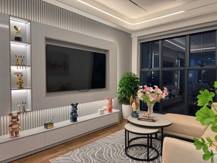 GoldMark City căn hộ 2N2VS-78m2-Nội thất siêu mới-Ban công Đông nam