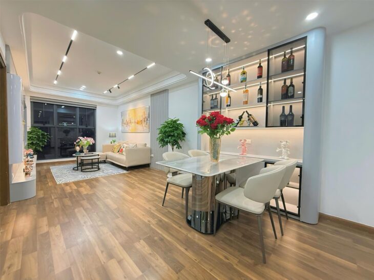 GoldMark City căn hộ 2N2VS-78m2-Nội thất siêu mới-Ban công Đông nam