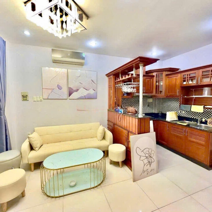 22 Triệu: thuê nguyên căn Quận 1 Nguyễn Trung Ngạn cầu Ba Son- 3 tầng 3 phòng ngủ 3wc Full nội thất