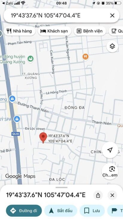 HOT HOT -CẦN BÁN LÔ ĐẤT MB 05 KĐT Quảng Tân, Đường Thanh Niên, Xã Quảng Tân, Quảng Xương, Thanh Hóa