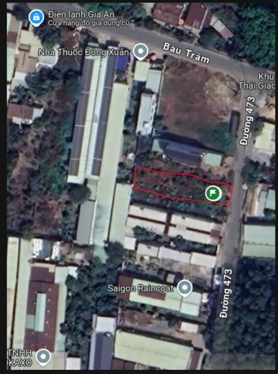 Bán đất ngã ba Bàu Trâm, Nguyễn Thị Minh Xã Trung An, Củ Chi 208,8 m2 – 3.45 tỷ