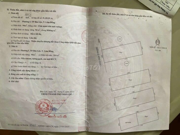 NHÀ VỊ TRÍ ĐẸP – GIÁ TỐT sở hữu ngay căn nhà đẹp trung tâm phường 1, TP Bảo Lộc, tỉnh Lâm Đồng