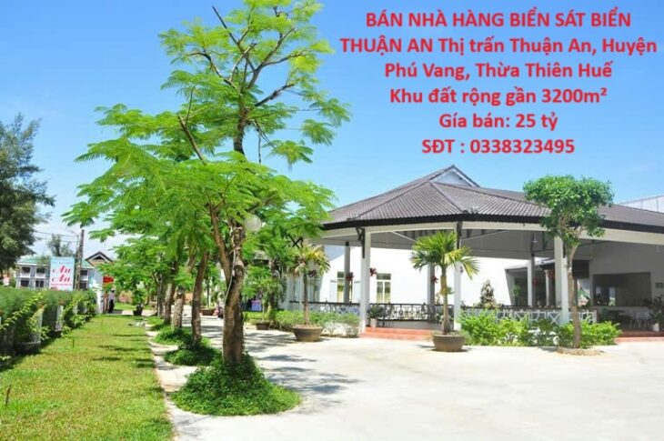 BÁN NHÀ HÀNG BIỂN – VỊ TRÍ VÀNG SÁT BIỂN THUẬN AN Huyện Phú Vang, Huế