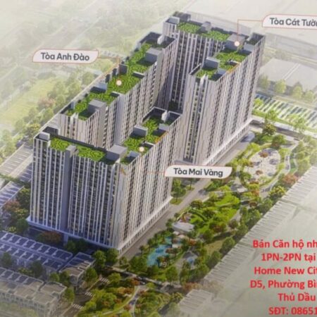 NHÀ VỊ TRÍ ĐẸP – GIÁ TỐT cần bán nhanh căn hộ nhà ở xã hội 1PN-2PN tại K – Home City Bình Dương