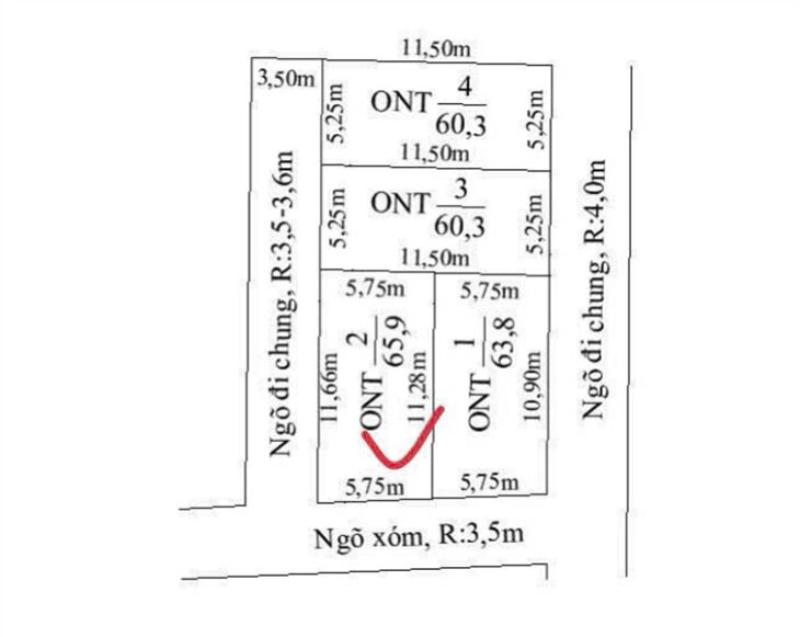 Lô góc 60m² – sát KCN Ngũ Phúc, giá chỉ 1,09 tỷ ZALO 0567 222 555