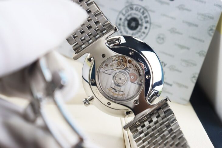 ĐH Nam : Longines La Grande L4.908.4.11.6 Automatic dây thép – Size 36mm fullbox…