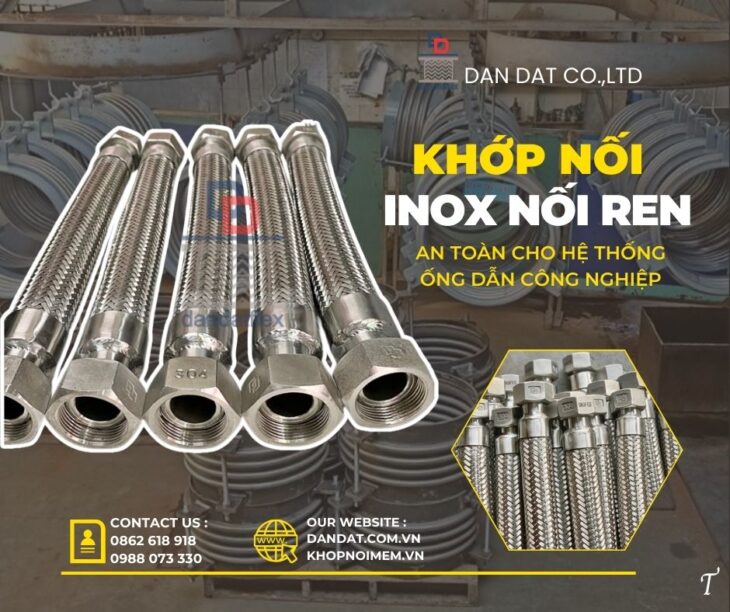 Khớp giãn nở dẫn khí CO/ Khớp giãn nở tháp điều hòa/ Khớp giãn nở cho đường hơi công nghiệp