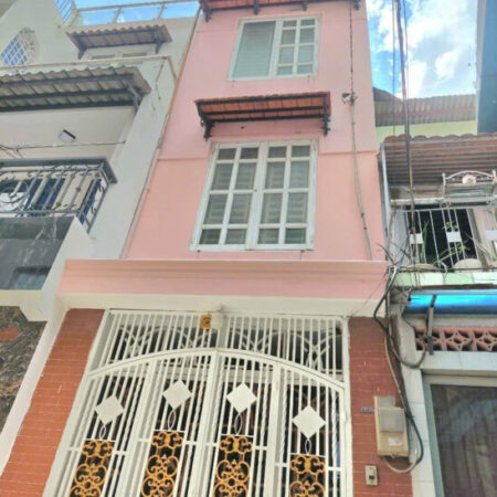 Nhà giá rẻ Nở hậu SHR 4 tầng 31m2 – Võ Văn Kiệt Quận 1 SS