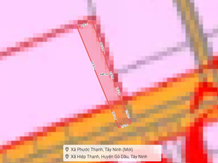 Đất SHR Nở hậu HXH 438m2 – Hiệp Thạnh Tây Ninh S