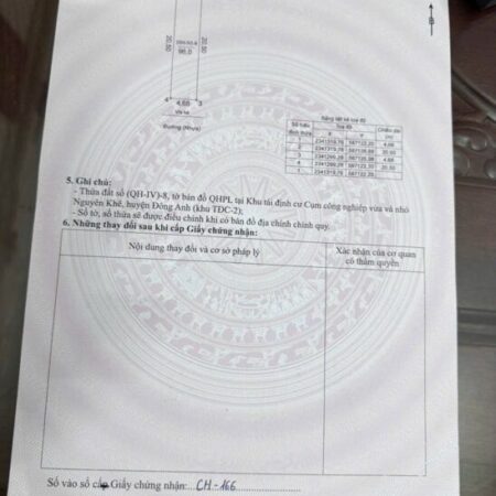 🔹Chính chủ gửi bán 96m Tái Định Cư Nguyên Khê