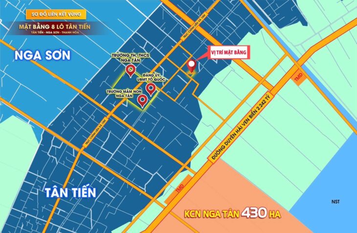 CỰC PHẨM ĐẤT NỀN NGAY TRUNG TÂM – CỦA NGÕ KCN NGA TÂN 𝟒𝟑𝟎𝐡𝐚