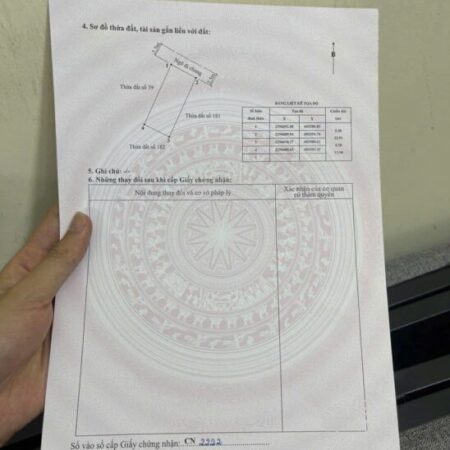 Bán đất Hòa Nghĩa – Dương Kinh, 71,2m² sổ đỏ, sử dụng gần 100m², view ao thoáng mát Giá chỉ 9xx