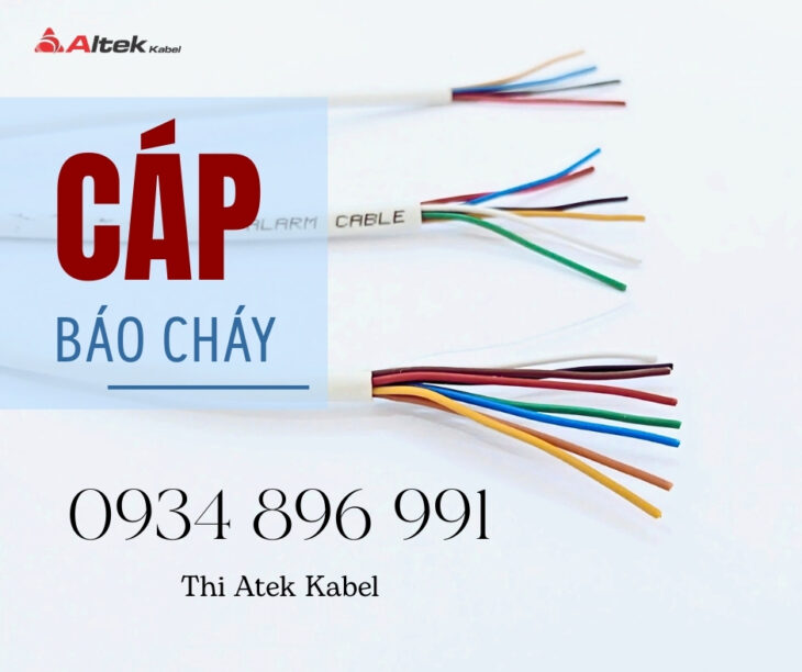 Cáp Báo Cháy 4-6-8 Lõi 0.22mm² – Dây Báo Cháy TCVN – Giá Tốt