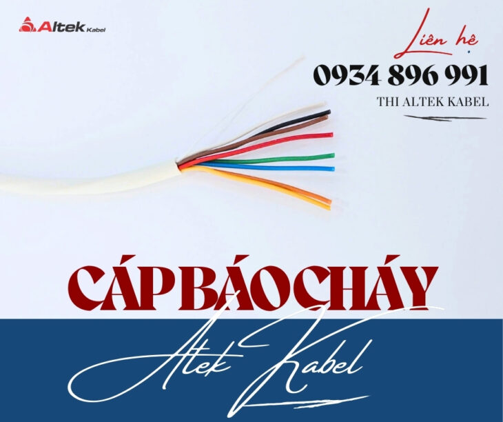 Cáp Báo Cháy 4-6-8 Lõi 0.22mm² – Dây Báo Cháy TCVN – Giá Tốt